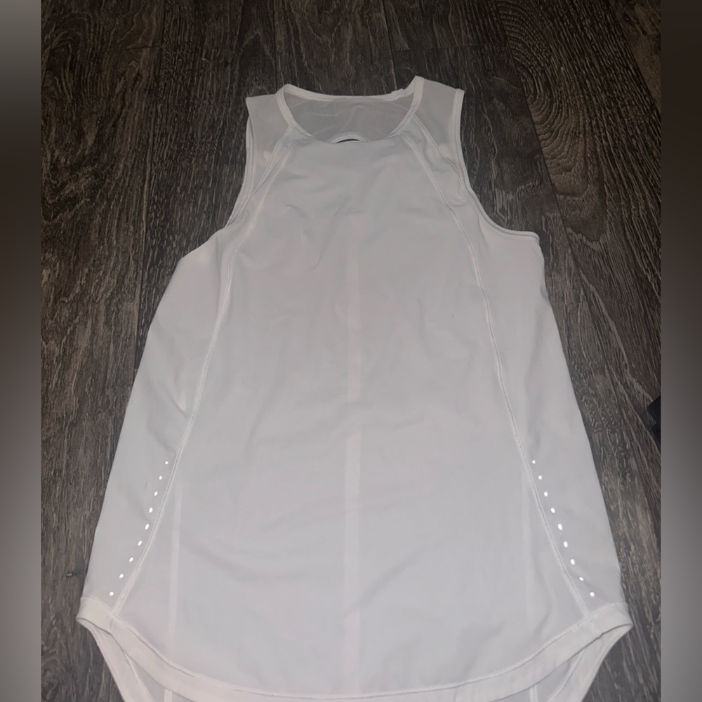 White Lululemon tank